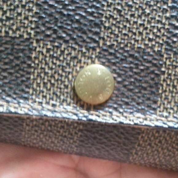 Vintage LV Louis Vuitton Damier Ebeine Leather Key Holder Case Unisex Men's - Picture 15 of 16